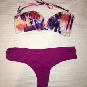 Onda de Mar strapless bathing suit